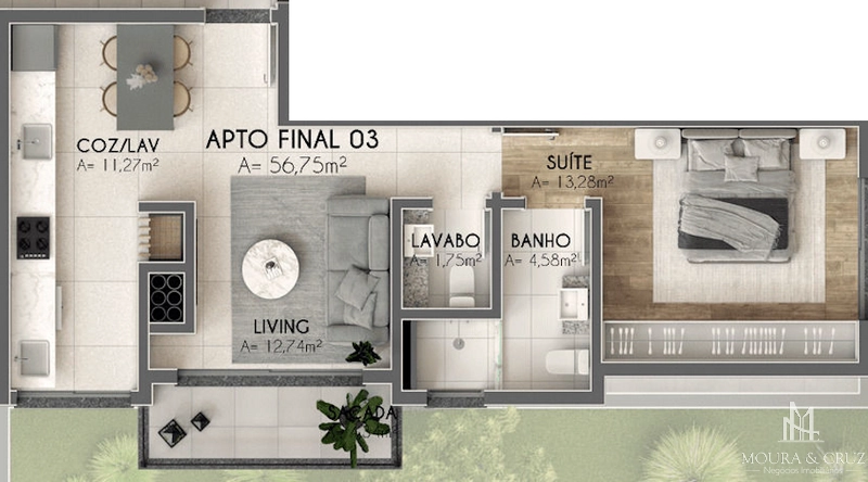 Apartamento 1 quarto no Centro de Canela: 13ª foto da galeria de imagens do imóvel