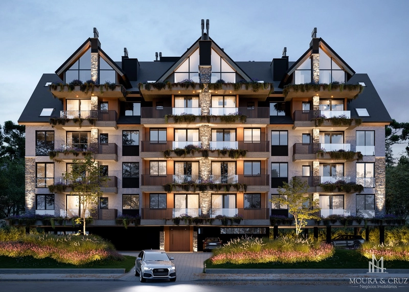 Apartamento 1 quarto em Gramado: 2ª foto da galeria de imagens do imóvel