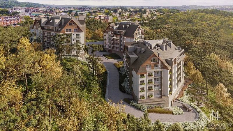 Apartamento 2 quartos em Gramado: 2ª foto da galeria de imagens do imóvel