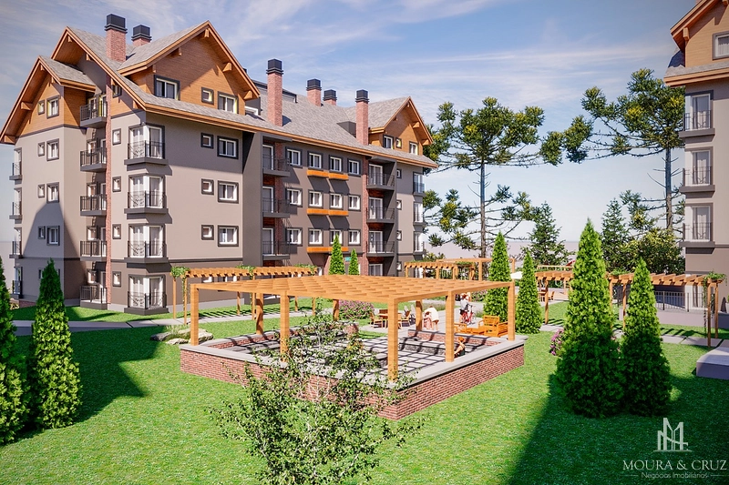 Apartamento Studio 1 quarto em Gramado: 2ª foto da galeria de imagens do imóvel