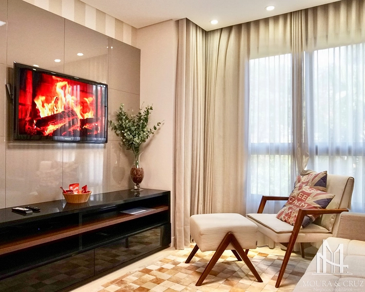 Apartamento mobiliado com 2 quartos em Gramado: 2ª foto da galeria de imagens do imóvel