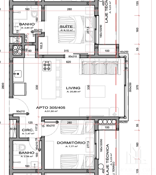 Apartamento 2 quartos em Gramado: 9ª foto da galeria de imagens do imóvel