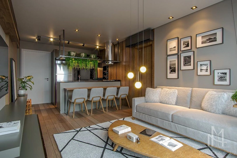 Apartamento 2 quartos em Gramado: 3ª foto da galeria de imagens do imóvel