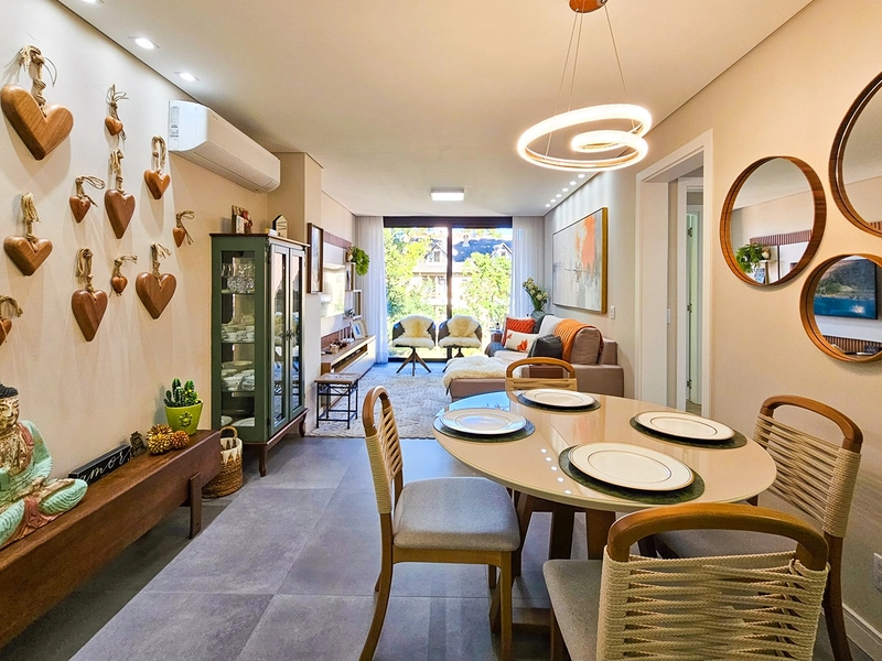 Apartamento 2 quartos mobiliado no Planalto em Gramado: 2ª foto da galeria de imagens do imóvel