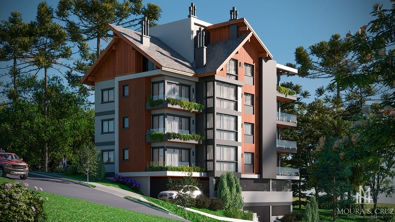 Apartamento 1 quarto no Carniel em Gramado: 3ª foto da galeria de imagens do imóvel