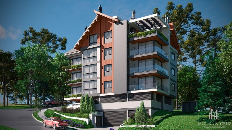 Apartamento 1 quarto no Carniel em Gramado: 2ª foto da galeria de imagens do imóvel