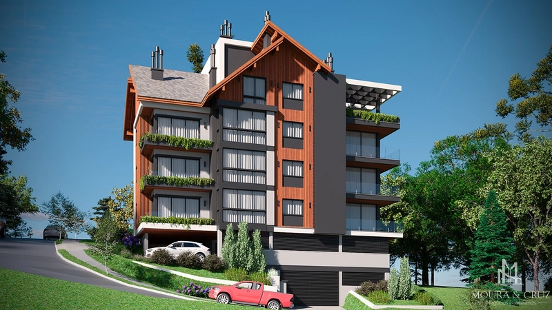 Apartamento 1 quarto no Carniel em Gramado: 1ª foto da galeria de imagens do imóvel