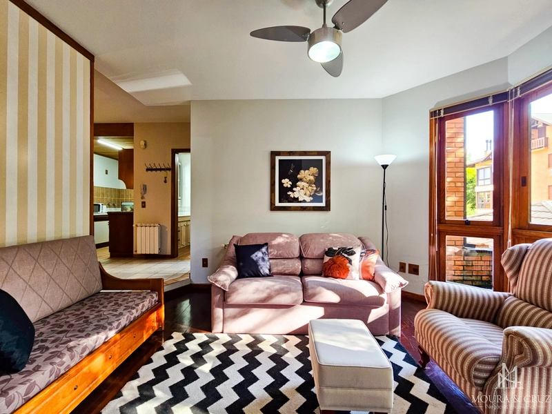 Apartamento 2 quartos mobiliado no Bavária em Gramado: 1ª foto da galeria de imagens do imóvel