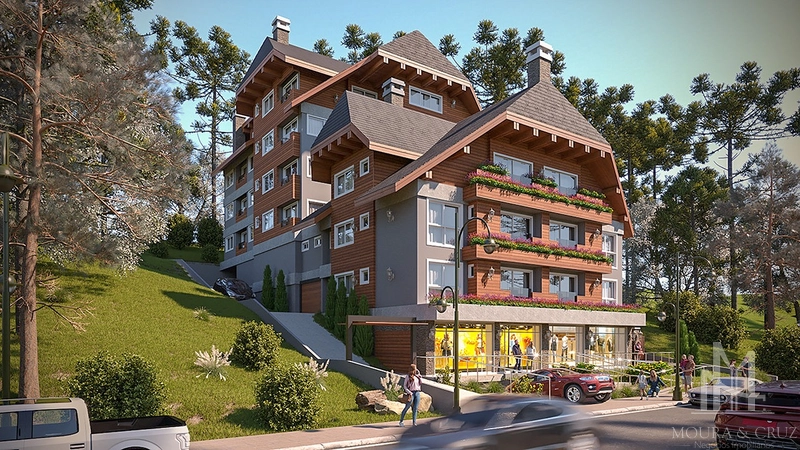 Apartamento 2 quartos no Centro de Gramado: 2ª foto da galeria de imagens do imóvel