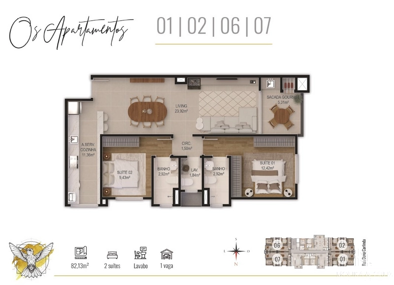 Apartamento 2 quartos no Centro de Canela: 6ª foto da galeria de imagens do imóvel