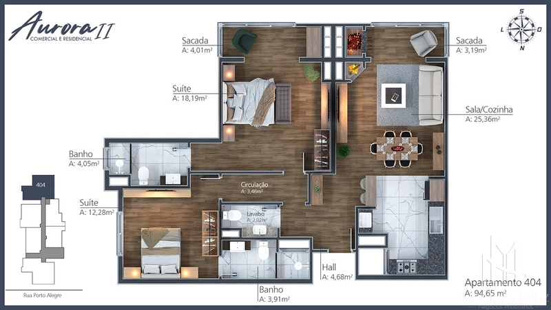 Apartamento cobertura 2 quartos em Gramado: 8ª foto da galeria de imagens do imóvel