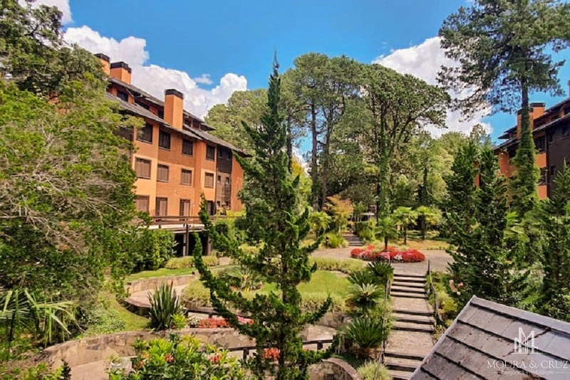 Apartamento 1 quarto mobiliado no Knorr Ville em Gramado: 1ª foto da galeria de imagens do imóvel