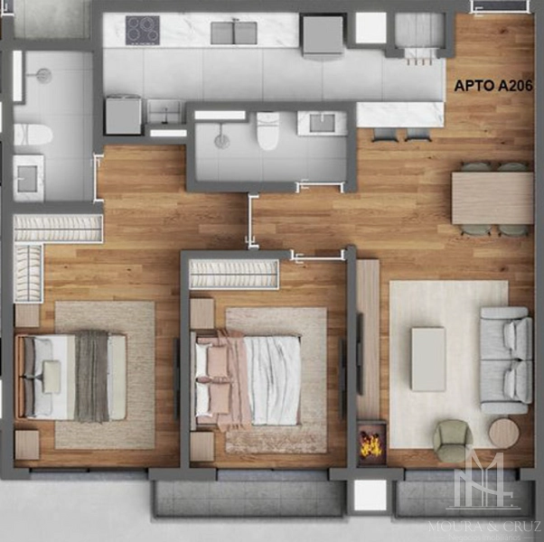 Apartamento 2 quartos no Centro de Canela: 14ª foto da galeria de imagens do imóvel