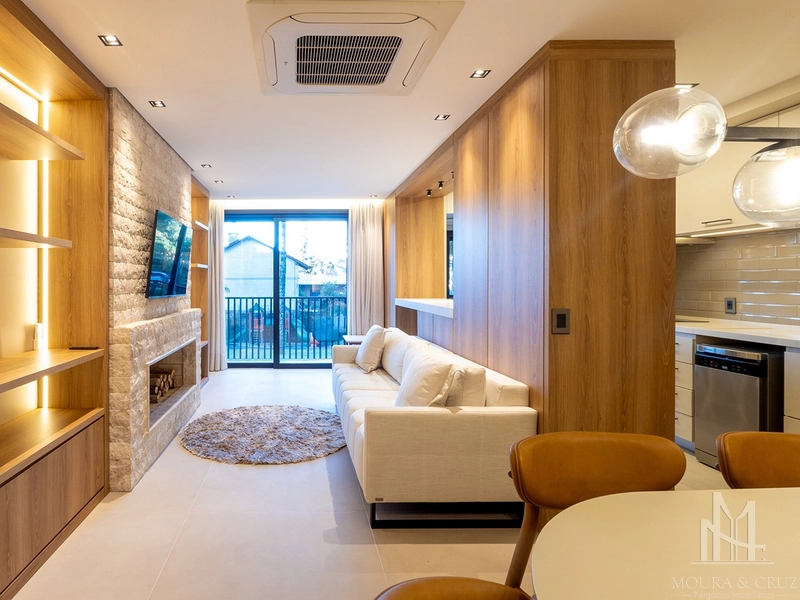 Apartamento mobiliado 2 quartos no Planalto em Gramado: 1ª foto da galeria de imagens do imóvel