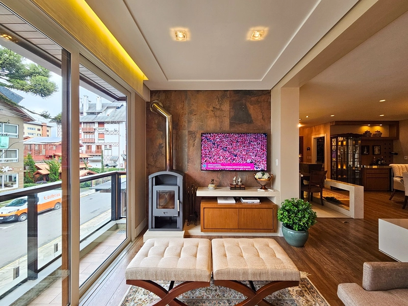 Apartamento 3 quartos mobiliado no Centro de Gramado: 7ª foto da galeria de imagens do imóvel