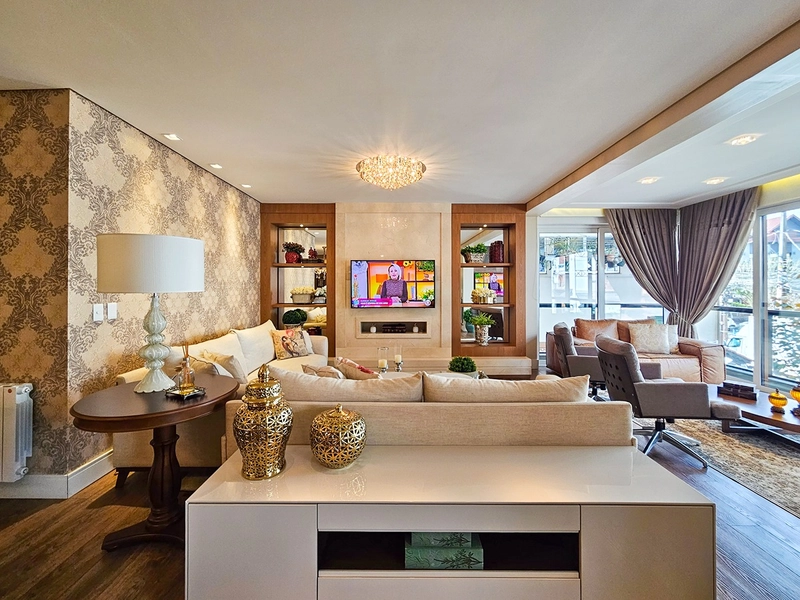 Apartamento 3 quartos mobiliado no Centro de Gramado: 3ª foto da galeria de imagens do imóvel