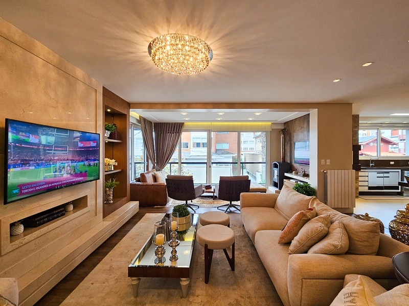 Apartamento 3 quartos mobiliado no Centro de Gramado: 2ª foto da galeria de imagens do imóvel