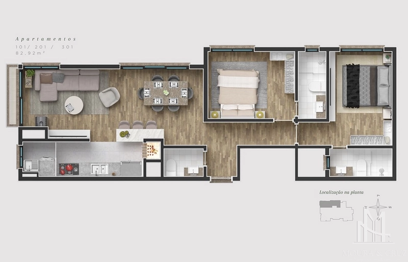 Apartamento 2 quartos no Centro de Canela: 10ª foto da galeria de imagens do imóvel