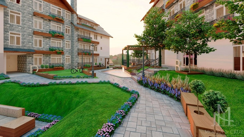 Apartamento 1 quarto em Gramado: 1ª foto da galeria de imagens do imóvel