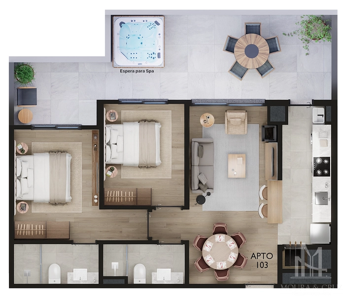 Apartamento Garden 2 quartos no Centro de Canela: 20ª foto da galeria de imagens do imóvel