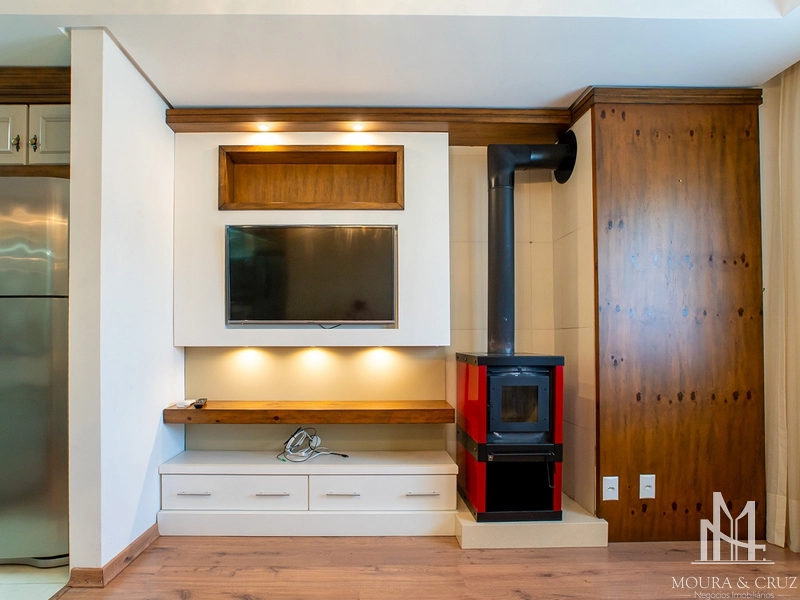 Apartamento 2 quartos mobiliado em Gramado: 3ª foto da galeria de imagens do imóvel