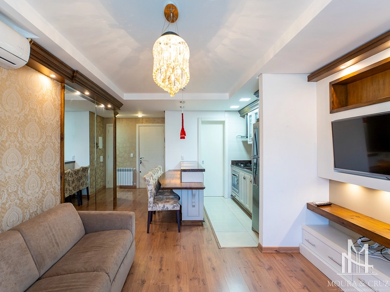 Apartamento 2 quartos mobiliado em Gramado: 4ª foto da galeria de imagens do imóvel