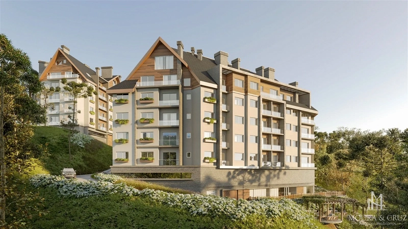 Apartamento 2 quartos em Gramado: 4ª foto da galeria de imagens do imóvel