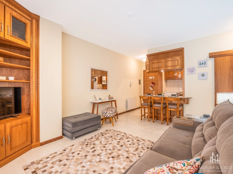 Apartamento 1 quarto mobiliado no Centro de Gramado: 3ª foto da galeria de imagens do imóvel