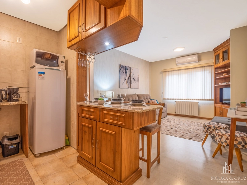 Apartamento 1 quarto mobiliado no Centro de Gramado: 5ª foto da galeria de imagens do imóvel