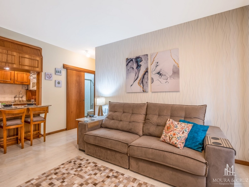 Apartamento 1 quarto mobiliado no Centro de Gramado: 2ª foto da galeria de imagens do imóvel