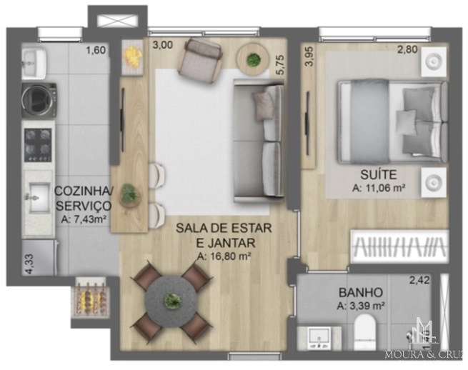 Apartamento 1 quarto no Centro de Gramado!: 6ª foto da galeria de imagens do imóvel