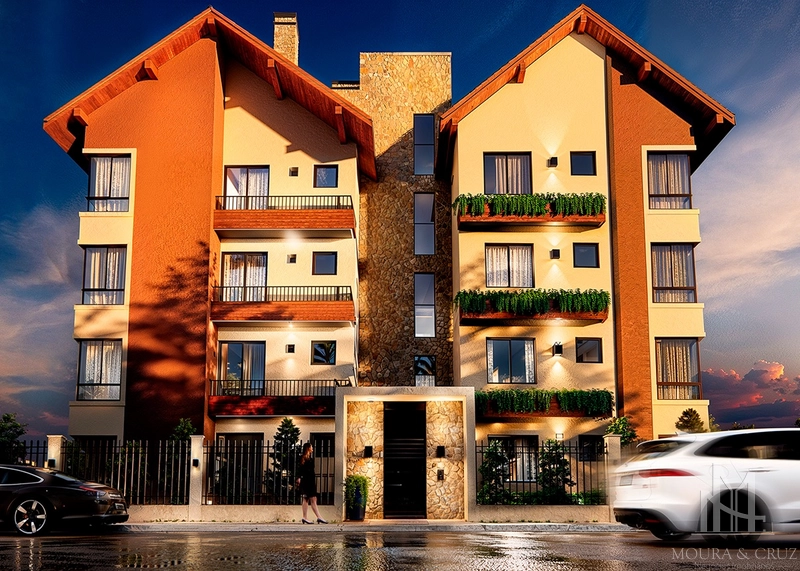 Apartamento 2 quartos em Gramado: 3ª foto da galeria de imagens do imóvel