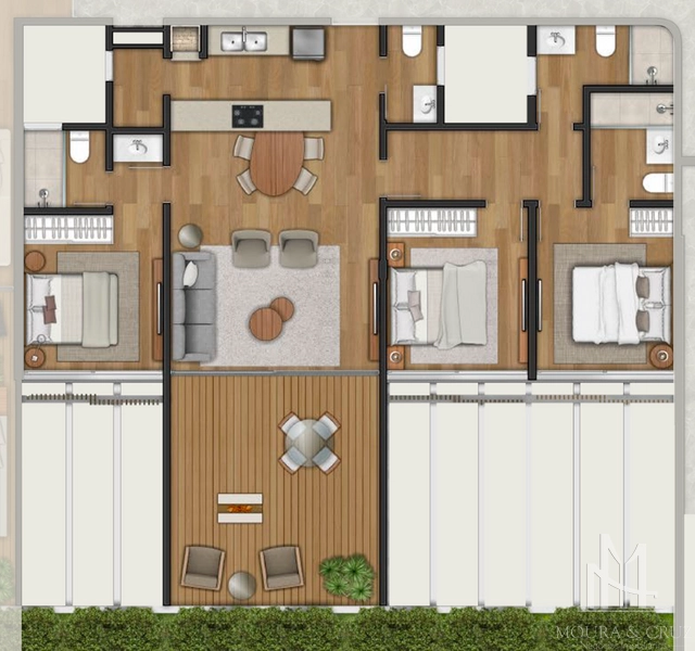 Apartamento 3 quartos no Bavária em Gramado: 21ª foto da galeria de imagens do imóvel