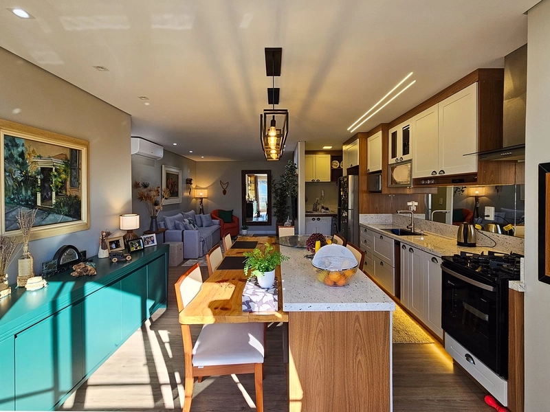 Apartamento mobiliado 3 quartos em Gramado: 8ª foto da galeria de imagens do imóvel