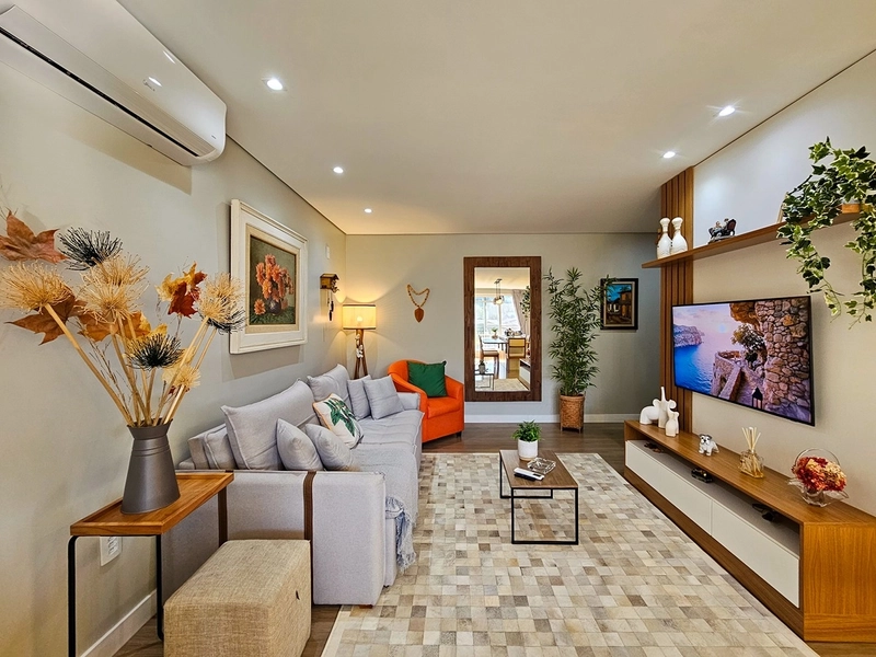 Apartamento mobiliado 3 quartos em Gramado: 1ª foto da galeria de imagens do imóvel