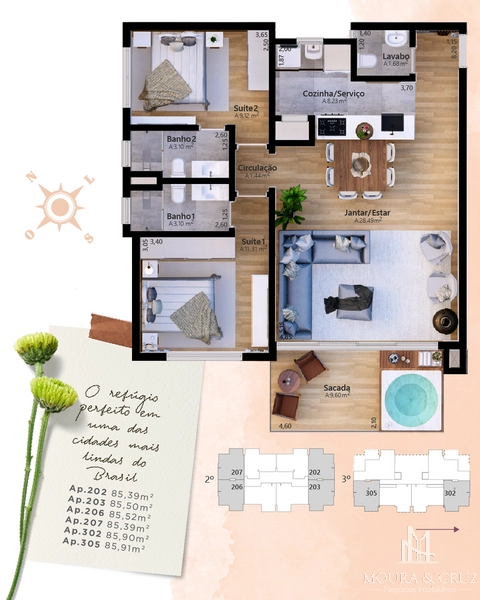 Apartamento 2 quartos no Centro de Gramado: 16ª foto da galeria de imagens do imóvel