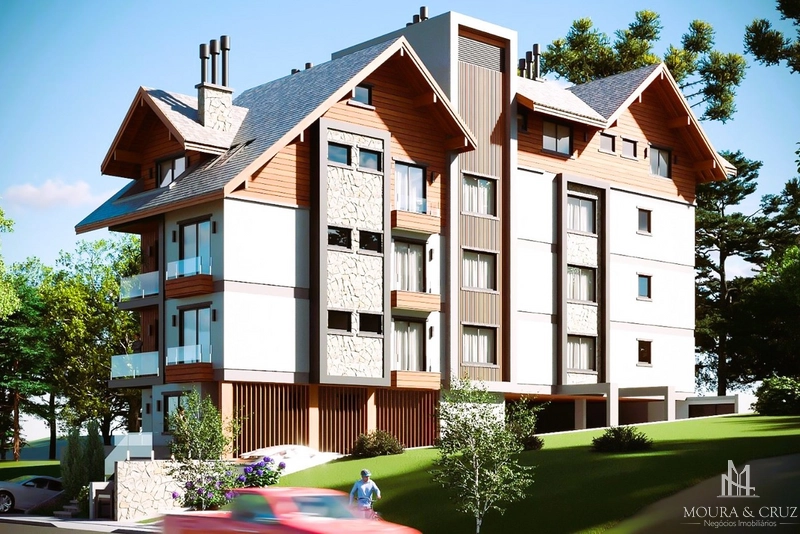 Apartamento 1 quarto no Centro de Gramado: 3ª foto da galeria de imagens do imóvel