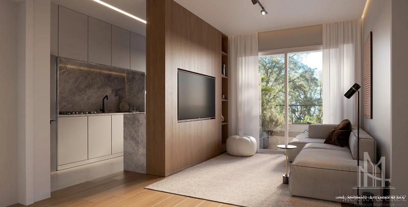 Apartamento 1 quarto no Centro de Gramado: 11ª foto da galeria de imagens do imóvel