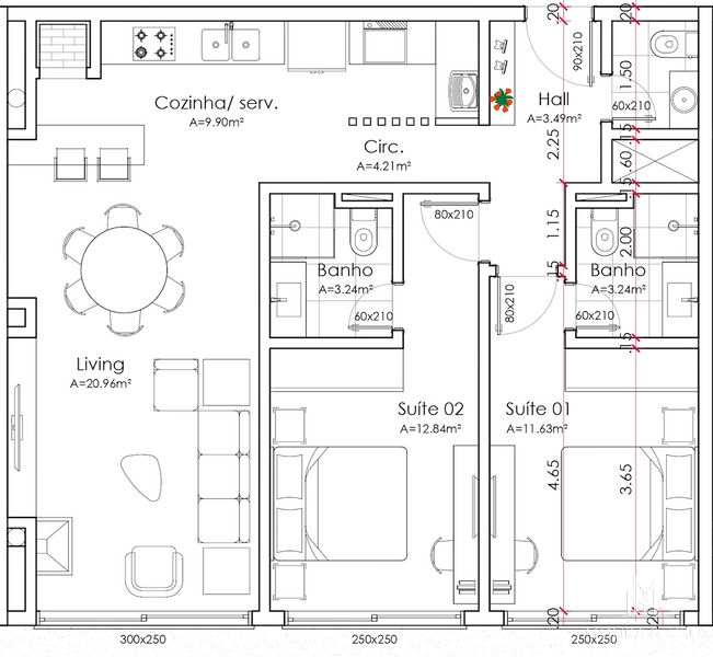 Apartamento 2 quartos no Planalto em Gramado: 27ª foto da galeria de imagens do imóvel