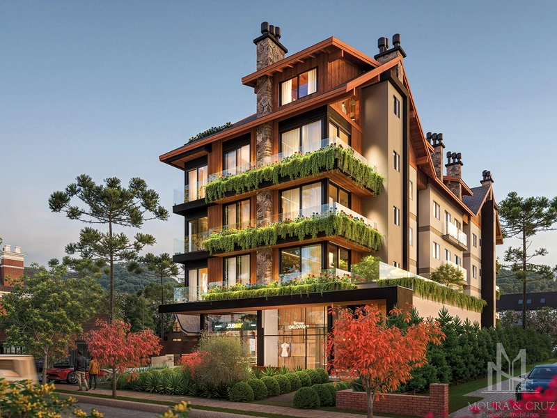 Apartamento 2 quartos no Centro de Gramado: 2ª foto da galeria de imagens do imóvel