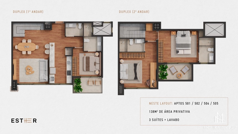 Apartamento cobertura duplex 3 quartos no Planalto em Gramado: 16ª foto da galeria de imagens do imóvel