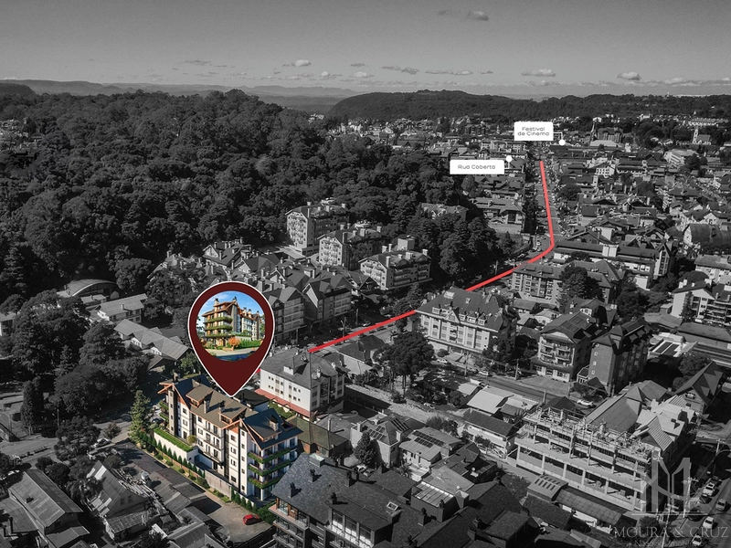 Apartamento Cobertura 2 dormitórios no Centro de Gramado: 14ª foto da galeria de imagens do imóvel