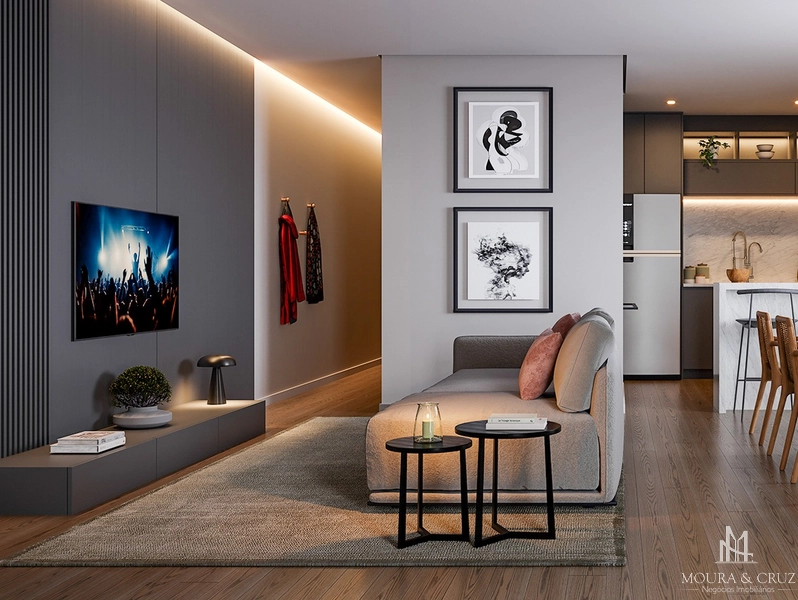 Apartamento 1 quarto no centro de Gramado: 6ª foto da galeria de imagens do imóvel
