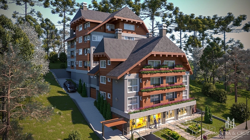 Apartamento 2 quartos no Centro de Gramado: 3ª foto da galeria de imagens do imóvel