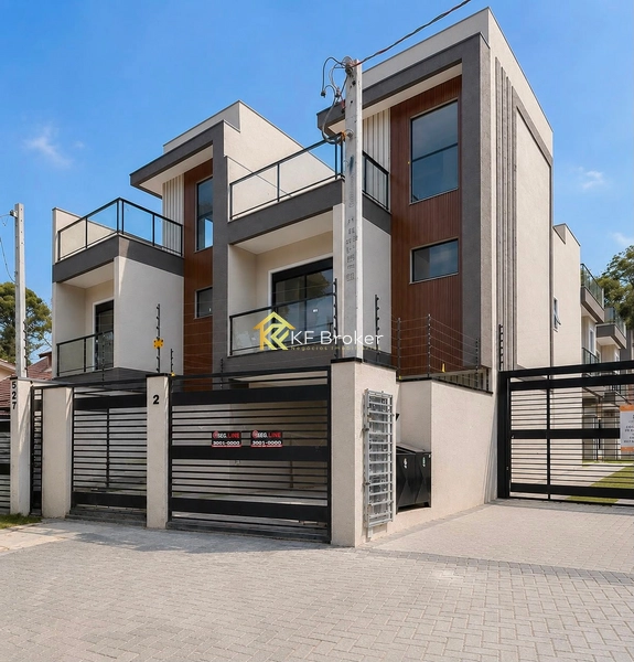 Sobrados à Venda no Residencial Belmont - Uberaba, Curitiba/PR: 1ª foto da galeria de imagens do imóvel