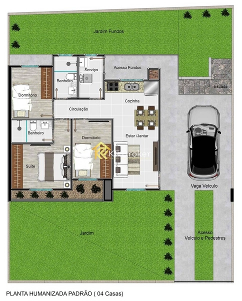 Casas à Venda, com 3 quartos – Guarani, Colombo/PR: 44ª foto da galeria de imagens do imóvel