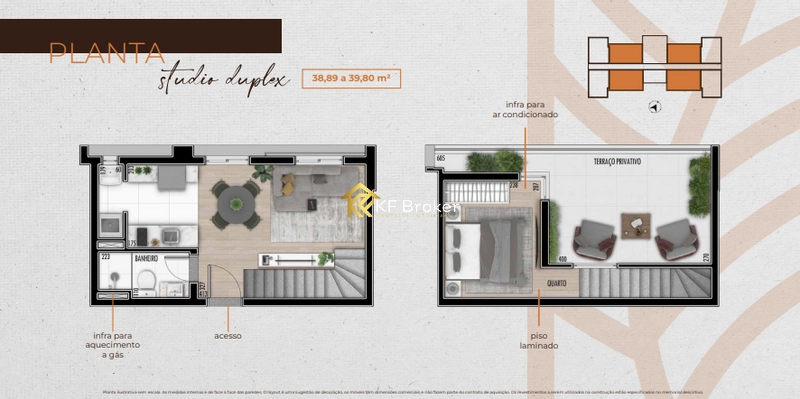 Apartamentos à Venda, de 1 a 3 quartos - Bairro Alto, Curitiba/PR: 39ª foto da galeria de imagens do imóvel