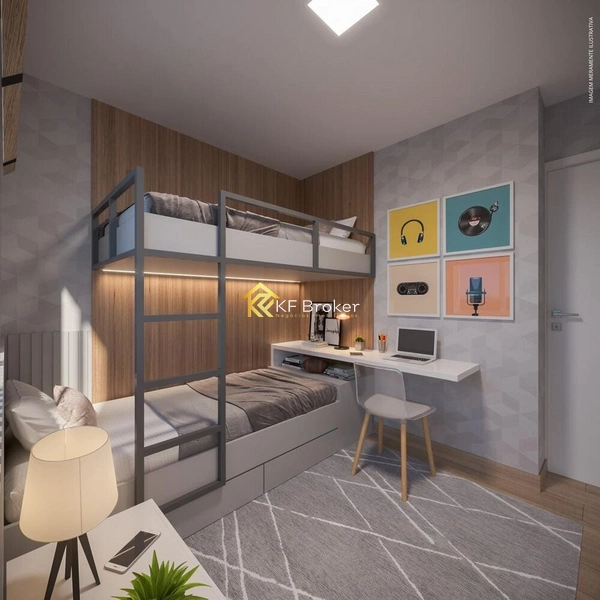 Apartamentos à Venda, com 2 quartos – Santa Cândida, Curitiba/PR: 5ª foto da galeria de imagens do imóvel