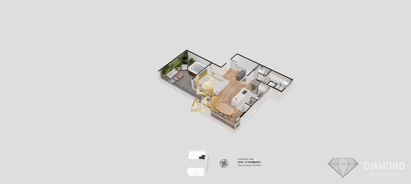 COBERTURA DUPLEX 3 SUITES: 3ª foto da galeria de imagens do imóvel