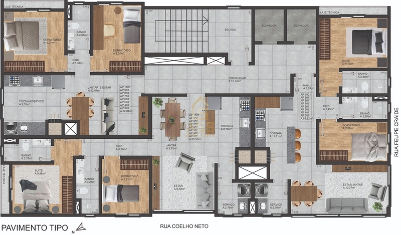 PRIMUM RESIDENCIAL – APARTAMENTOS À VENDA | SÃO CRISTÓVÃO – LAJEADO/RS: 15ª foto da galeria de imagens do imóvel